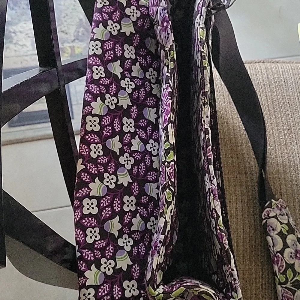 Vera Bradley Purple Floral Laptop Bag